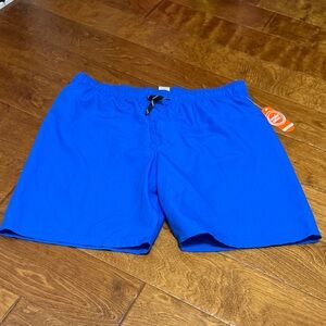 NWT Size XL Husky (14-16) Wonder Nation Blue everyday Swim Shorts